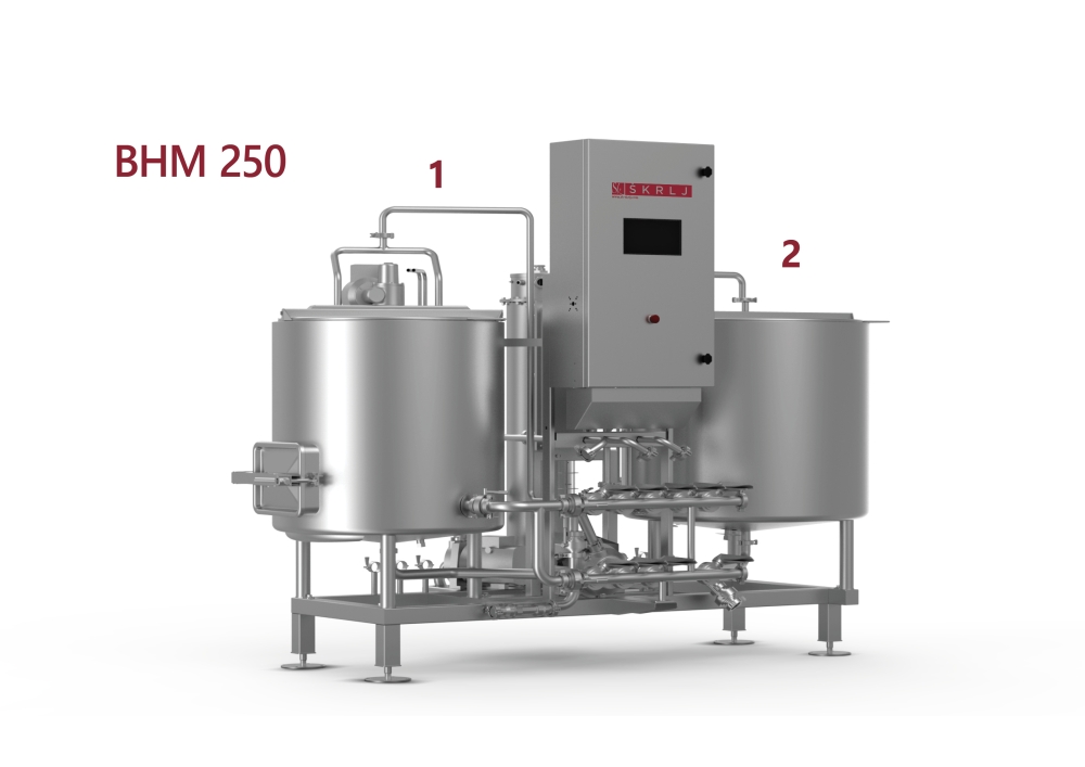 compact brewhouse BHM250