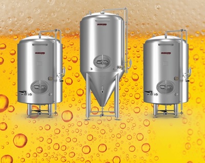 Cuves de fermentation et de maturation de la bière