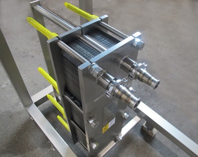 Brewhouse plate heat exchangers